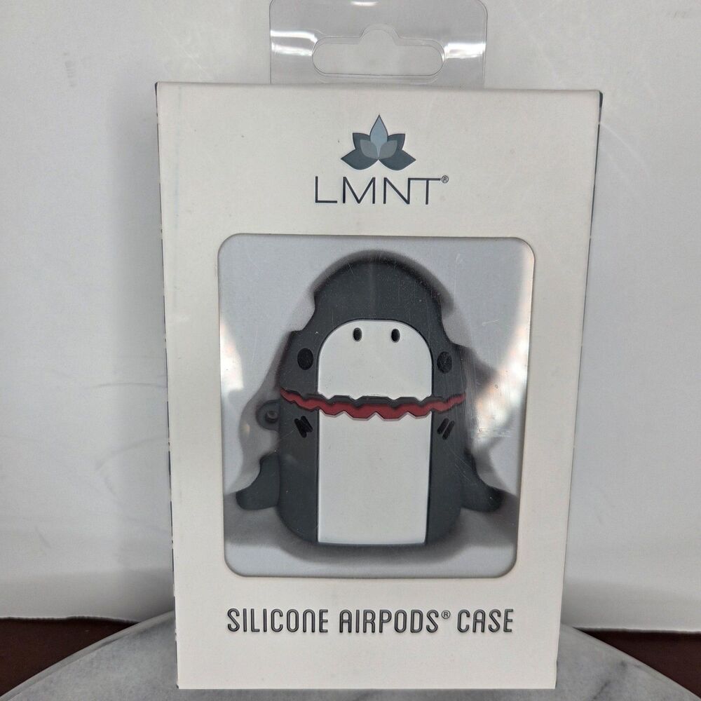 LMNT Silicone AirPods Case Shark Gray Flexible Anti-Scratch For Apple New